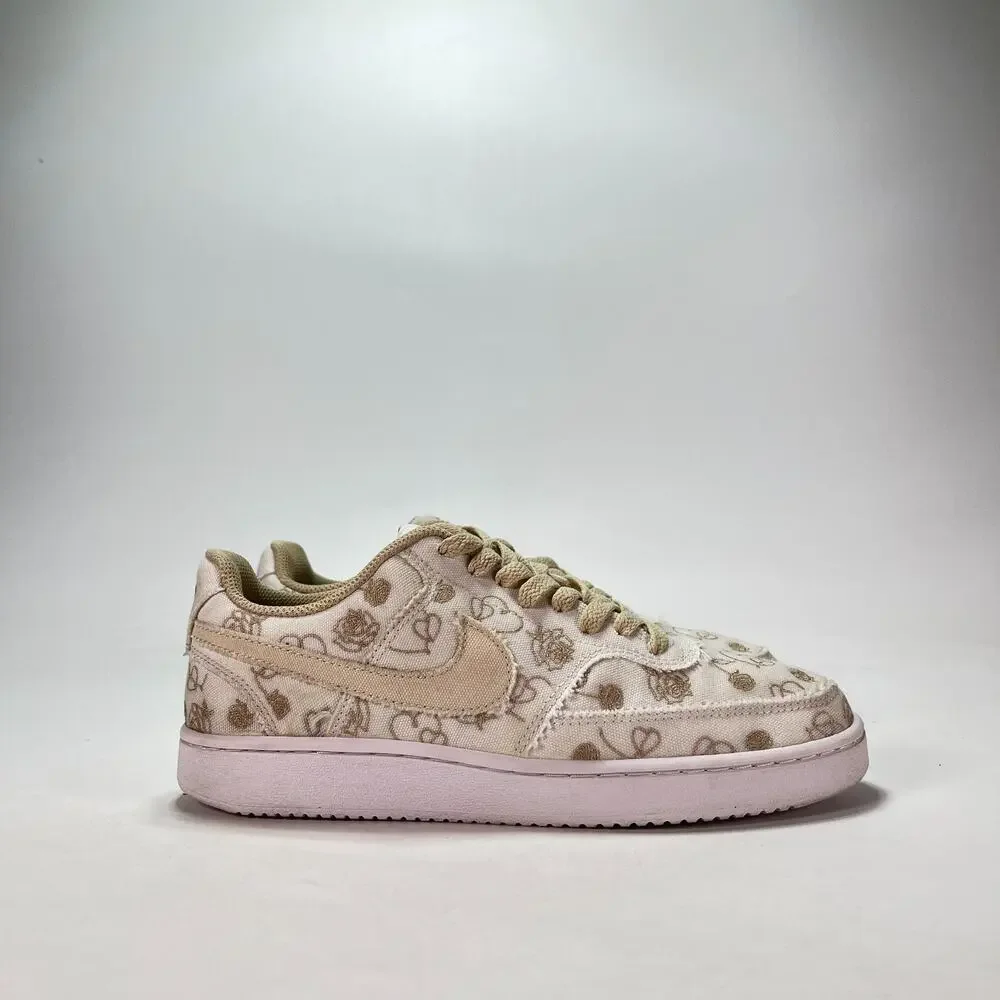 Nike Court Vision Low Valentine's Day Summit White DJ9297-100 Women's Size 7.5